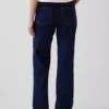 Jeans med lav midje og løs passform i 90-tallsstil