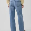 Jeans med lav midje og løs passform i 90-tallsstil