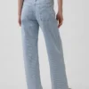 Jeans med lav midje og løs passform i 90-tallsstil