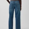 Jeans med lav midje og løs passform i 90-tallsstil