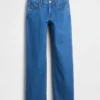 Jeans med lav midje og løs passform i 90-tallsstil