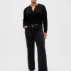 Jeans med lav midje og løs passform i 90-tallsstil