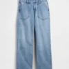 Jeans med lav midje og løs passform i 90-tallsstil