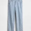 Jeans med lav midje og løs passform i 90-tallsstil