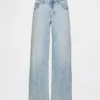 Jeans med lav midje og løs passform i 90-tallsstil