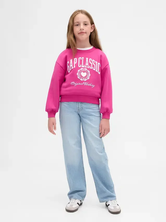 Jeans med lav midje og rett passform for barn