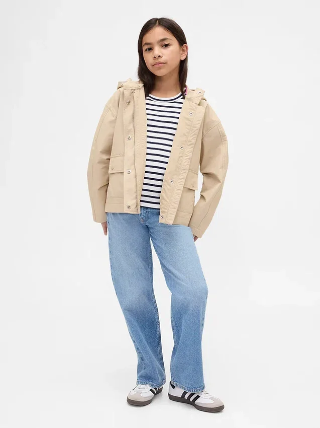 Jeans med lav midje og rett passform for barn