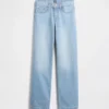 Jeans med lav midje og rett passform for barn