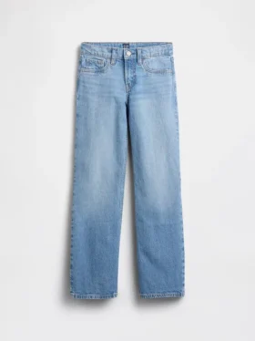 Jeans med lav midje og rett passform for barn