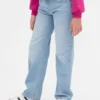 Jeans med lav midje og rett passform for barn