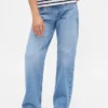 Jeans med lav midje og rett passform for barn