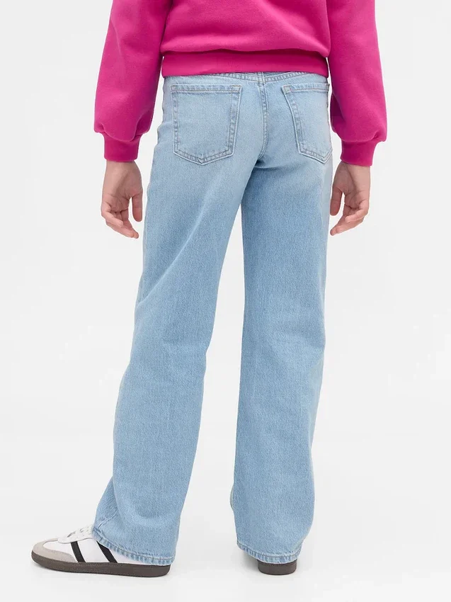 Jeans med lav midje og rett passform for barn