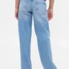 Jeans med lav midje og rett passform for barn