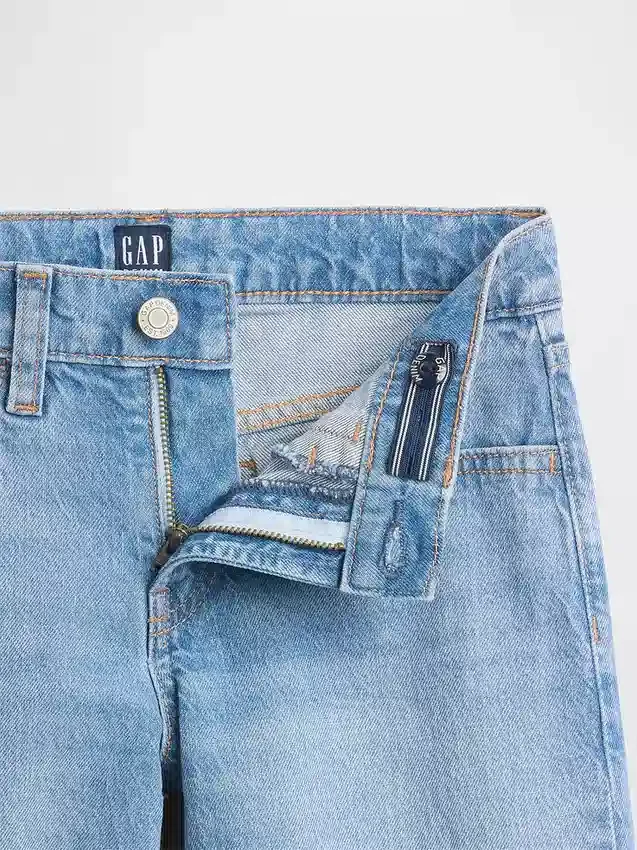 Jeans med lav midje og rett passform for barn