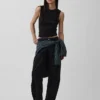 Jeans med lav midje og vid ben
