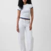 Jeans med lav midje og vid ben