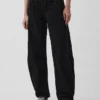 Jeans med lav midje og vid ben
