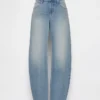 Jeans med lav midje og vid ben