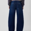 Jeans med lav midje og vid ben