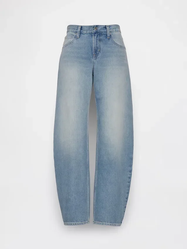 Jeans med lav midje og vid ben