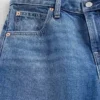 Jeans med lav midje og vid ben