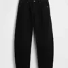 Jeans med lav midje og vid ben