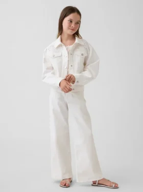 Jeans med lav midje og vide ben