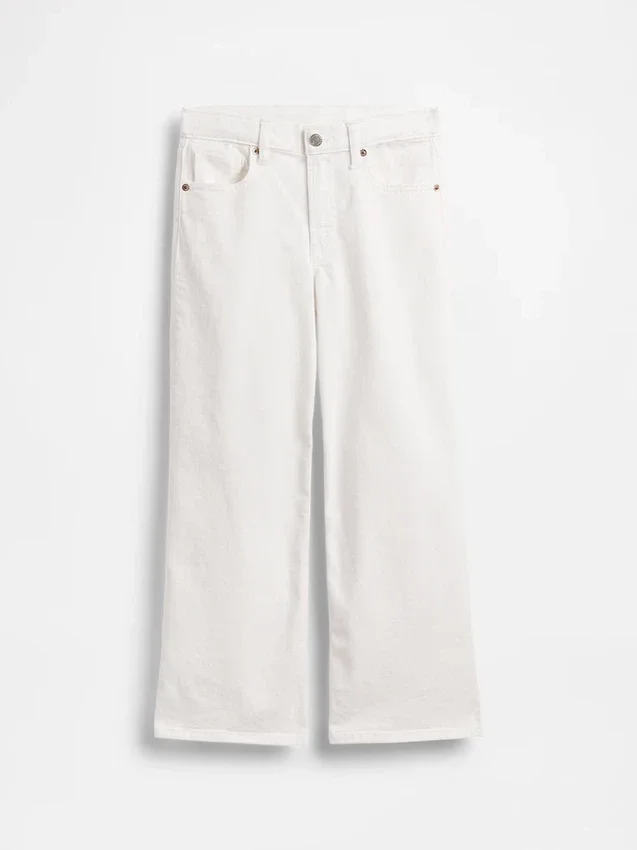 Jeans med lav midje og vide ben