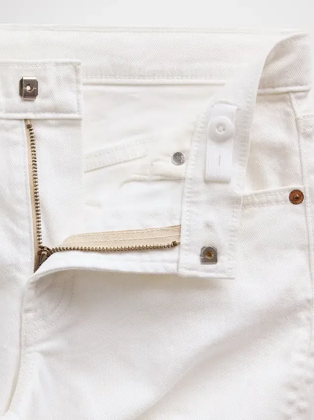 Jeans med lav midje og vide ben