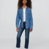 Jeans med middels høy midje for jenter