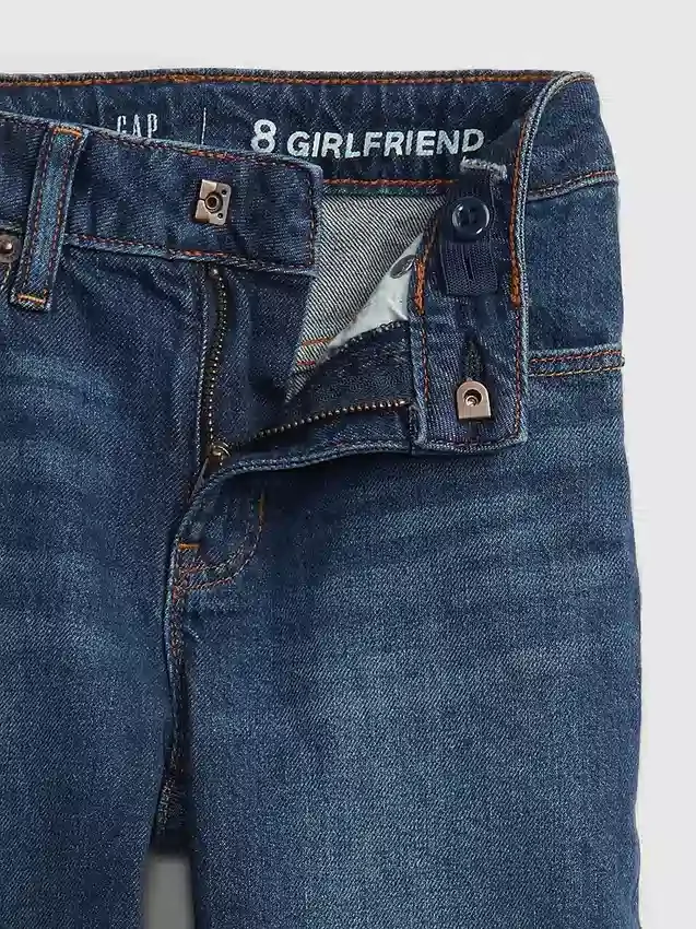 Jeans med middels høy midje for jenter