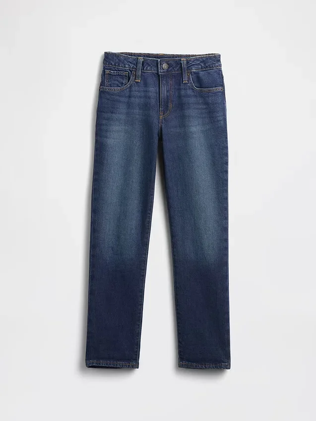 Jeans med middels høy midje for jenter