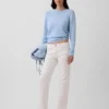 Jeans med middels høy midje og avslappet, rett passform