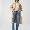 Jeans med middels høy midje og løs passform i 90-tallsstil