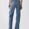 Jeans med middels høy midje og løs passform i 90-tallsstil