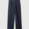 Jeans med middels høy midje og løs passform i 90-tallsstil