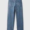 Jeans med middels høy midje og løs passform i 90-tallsstil