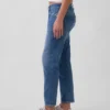 Jeans med middels høy midje og smal, avsmalnende passform