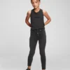Jeggings for barn med høy midje og slitt look