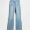 Jeggings med høy midje og utvidet ben for barn