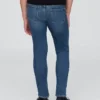 Jeggings med middels høy midje og elastisk linning for barn