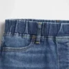 Jeggings med middels høy midje og elastisk linning for barn