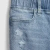Jeggings med middels høy midje og elastisk linning for barn