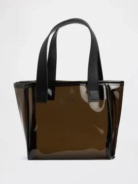 Jelly-logo mini-tote-veske