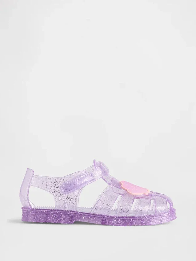 Jelly-sandaler for småbarn i fisker-design