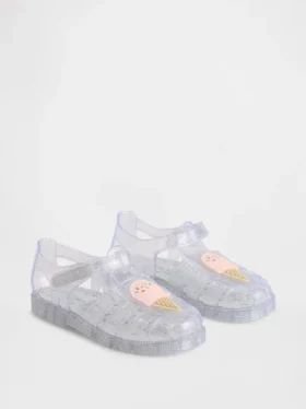 Jelly-sandaler for småbarn i fisker-design