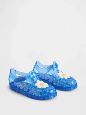 Jelly-sandaler for småbarn i fisker-design