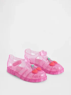 Jelly-sandaler for småbarn i fisker-design