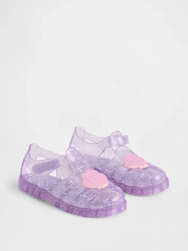 Jelly-sandaler for småbarn i fisker-design