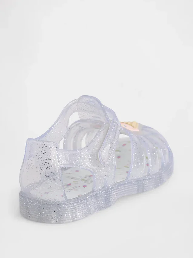 Jelly-sandaler for småbarn i fisker-design